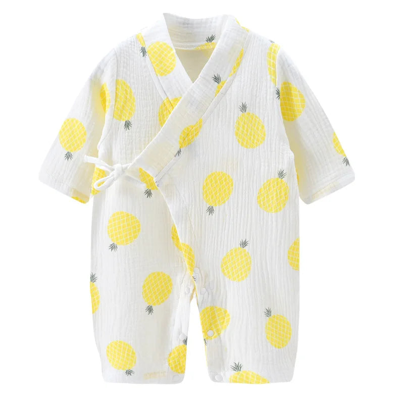 Muslin Kimono Style Baby Jumpsuit