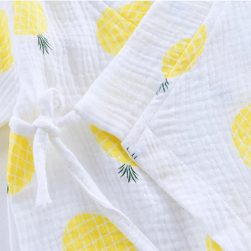 Muslin Kimono Style Baby Jumpsuit