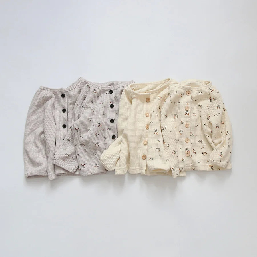Two-Piece Set Kids Cotton Top and Pants