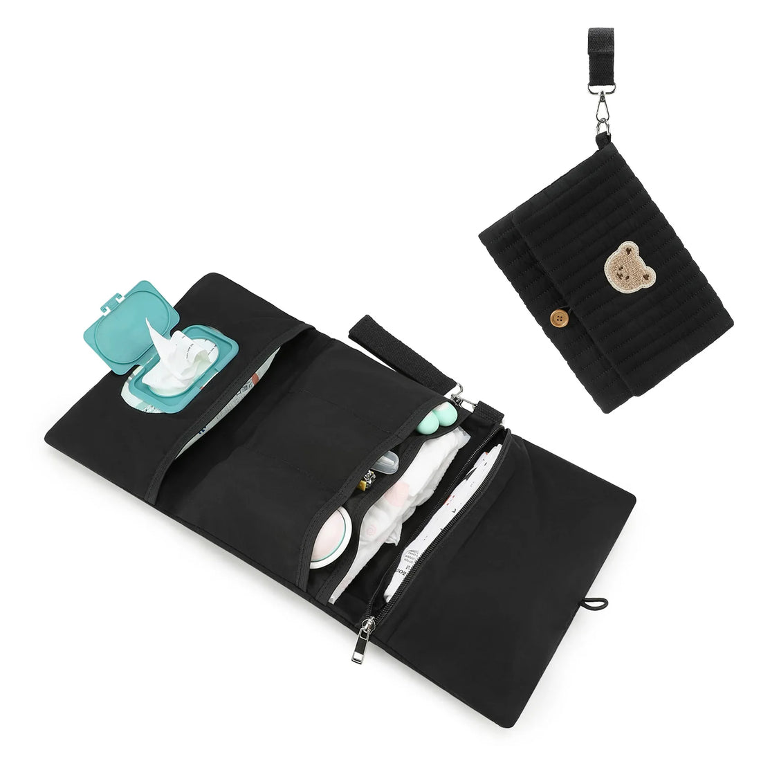 Foldable Hanging Diaper Organizer Bag