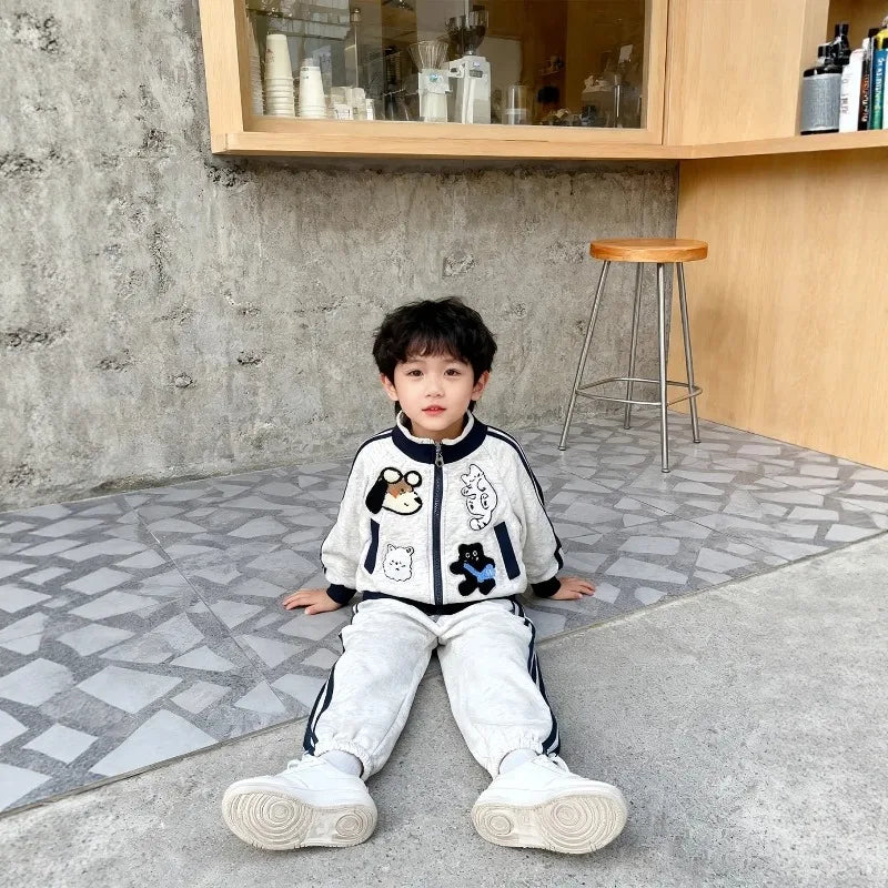 Two-Piece Set Jacket and Jogger Set