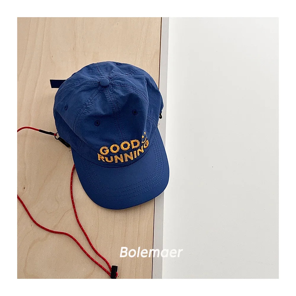 Kids Letter Embroidery Baseball Cap