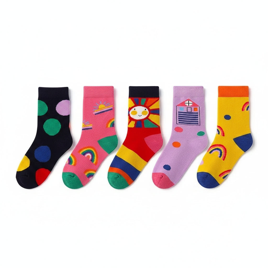Multi Colored Socks Sets for Childeren