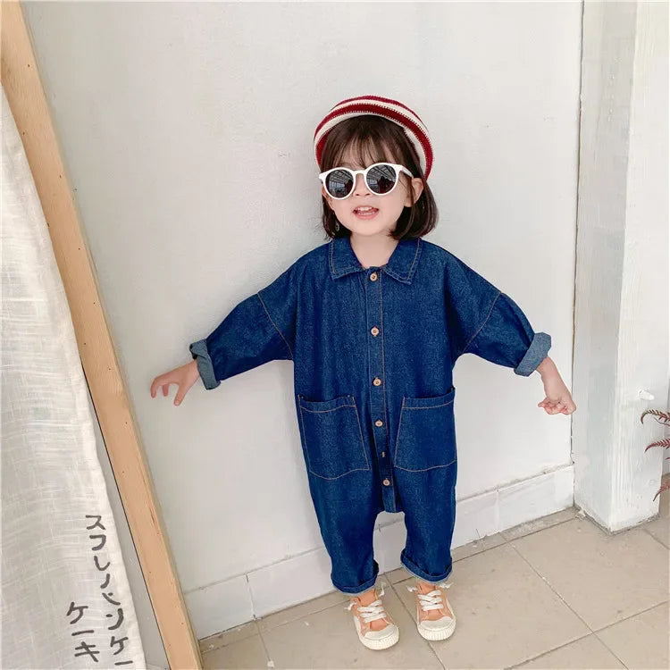Denim Kids Jumpsuit