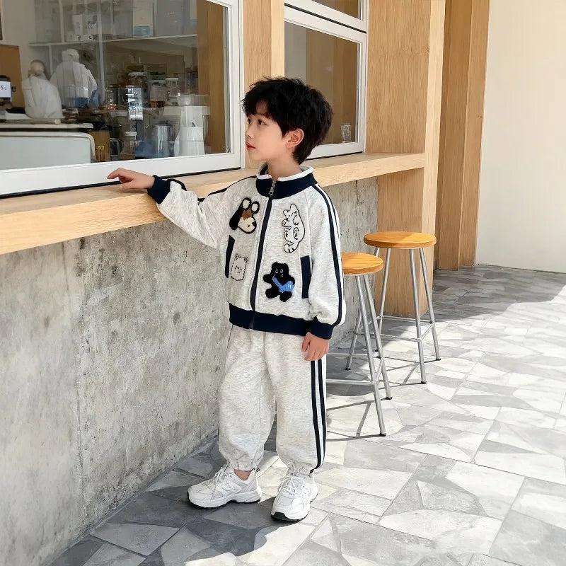 Two-Piece Set Jacket and Jogger Set