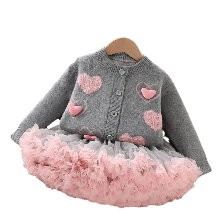 Knitted Cardigan Tutu Princess Set