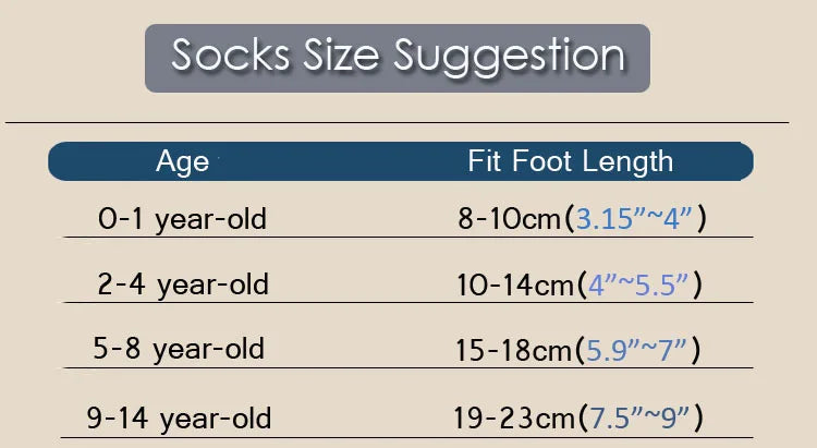 Multi Colored Socks Sets for Childeren