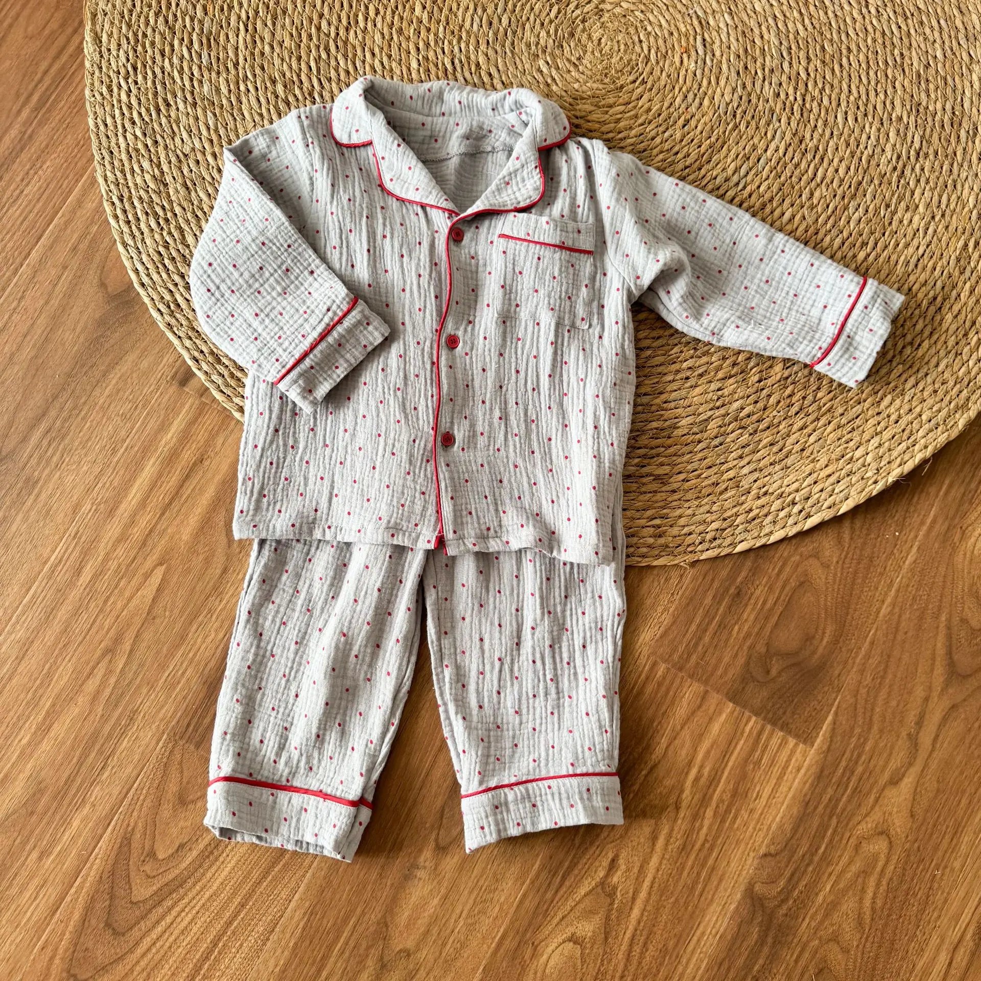 Two-Piece Set Kids Printed Pajamas