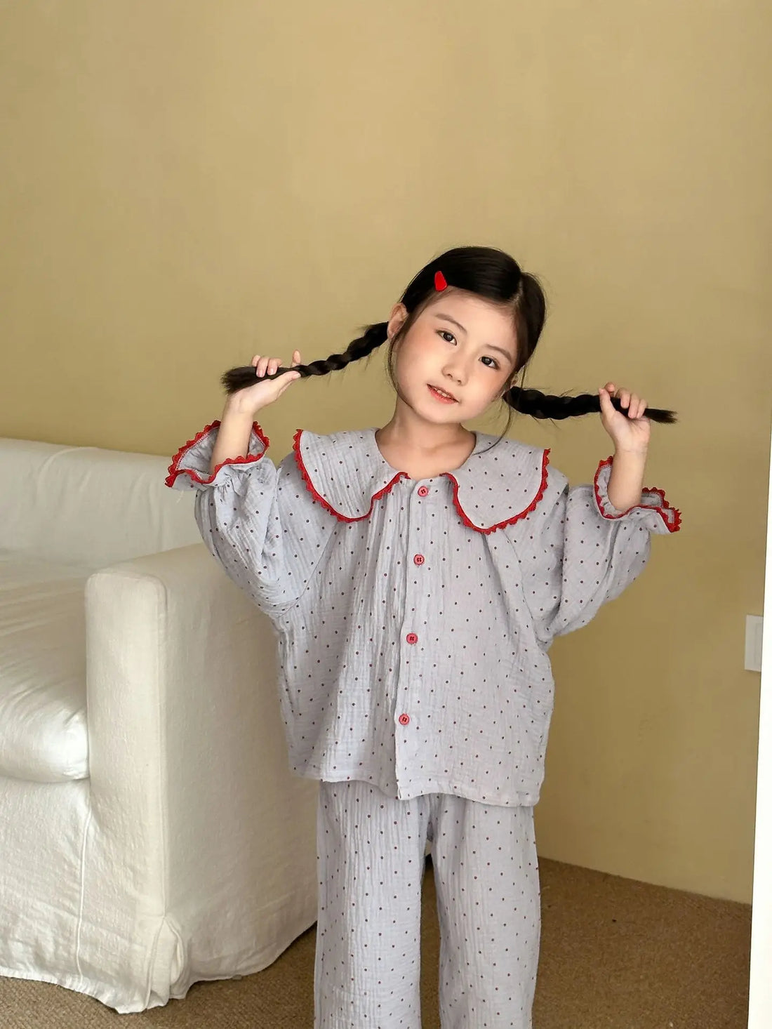 Two-Piece Set Kids Printed Pajamas