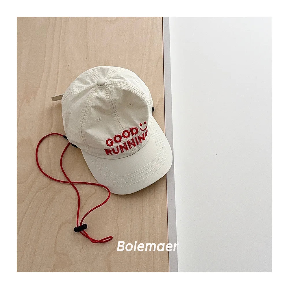 Kids Letter Embroidery Baseball Cap
