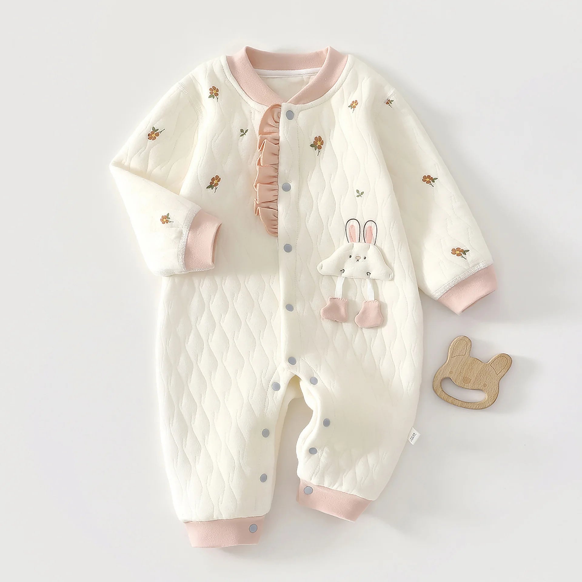Kids Three-Layer Cotton Jumpsuit