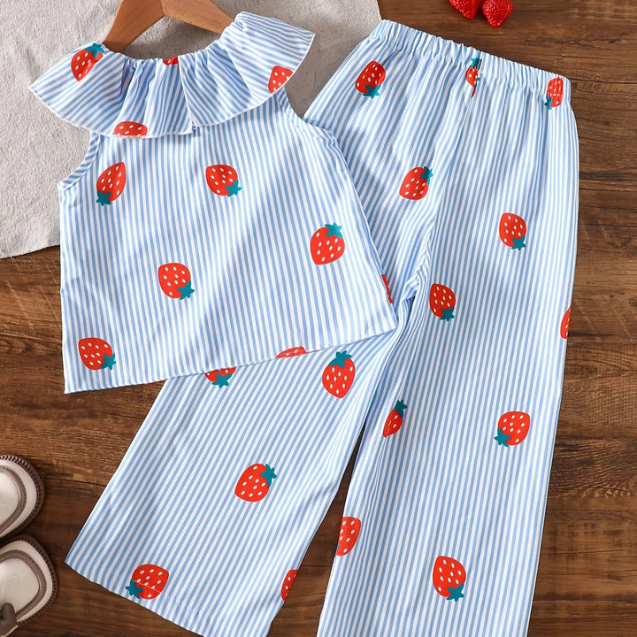 Strawberry Print Princess Outfit