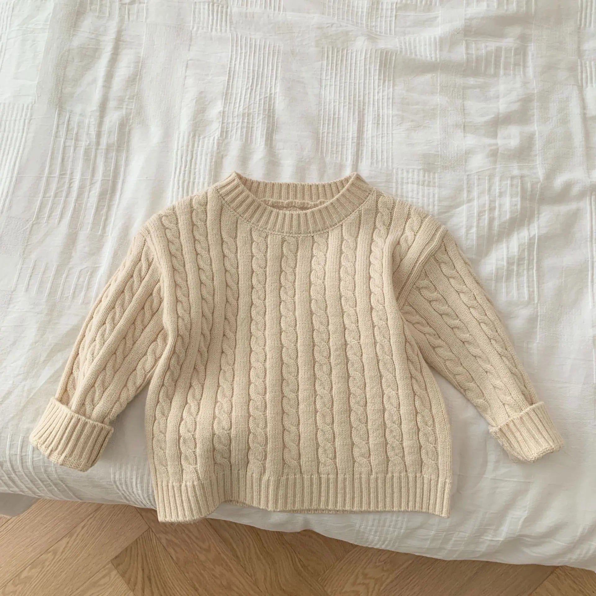 Two-Piece Set Kids Knit Sweater and Pants
