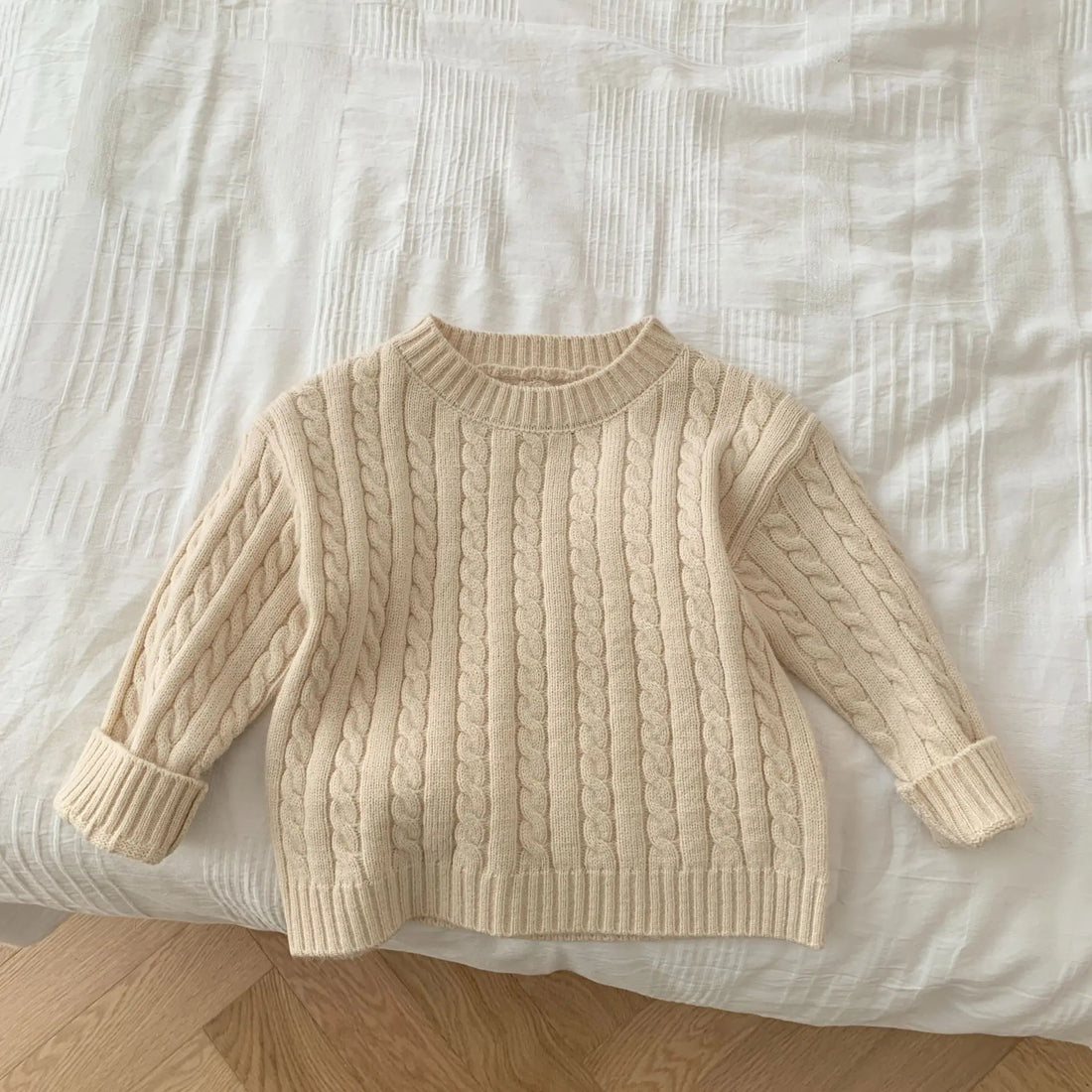 Two-Piece Set Kids Knit Sweater and Pants