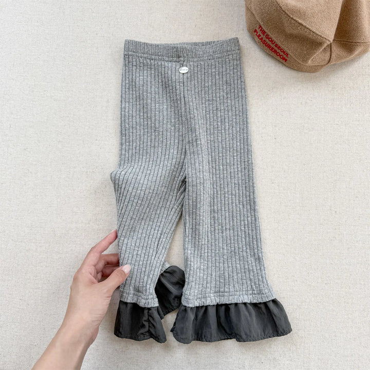 Kids Ruffle Flared Pants