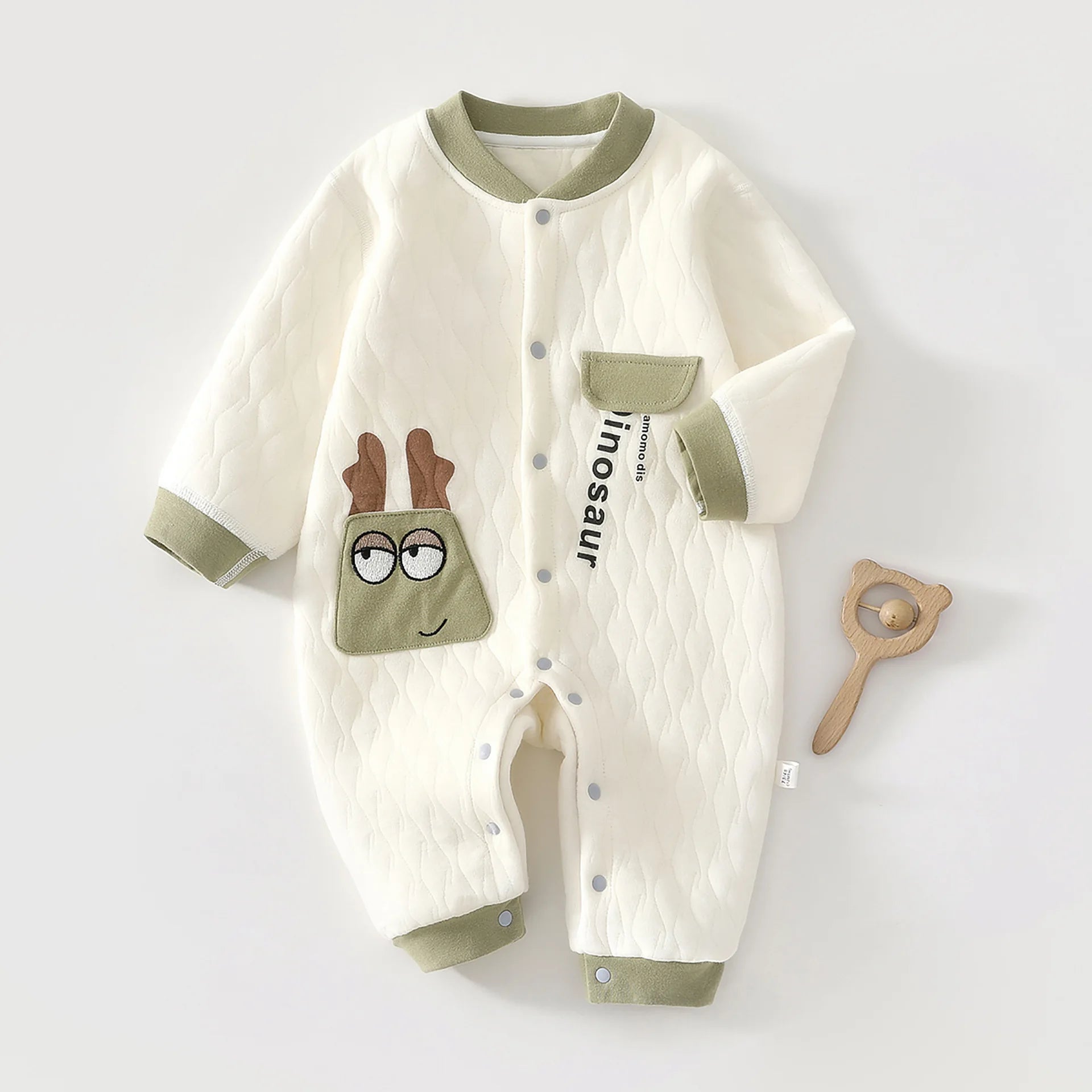 Kids Three-Layer Cotton Jumpsuit