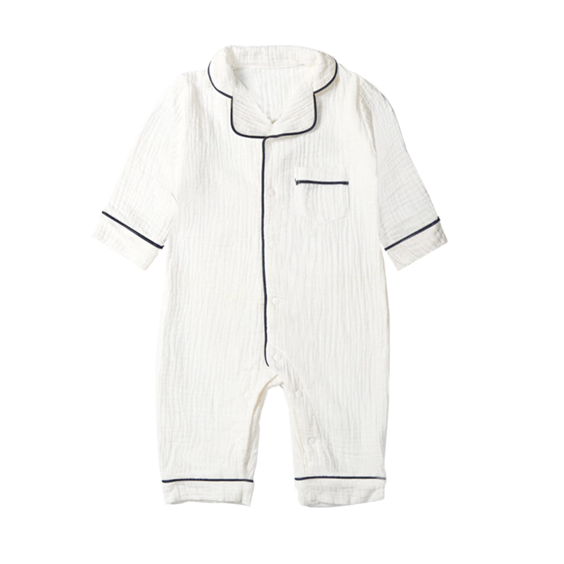 Kids Muslin Long Sleeve Sleep Romper