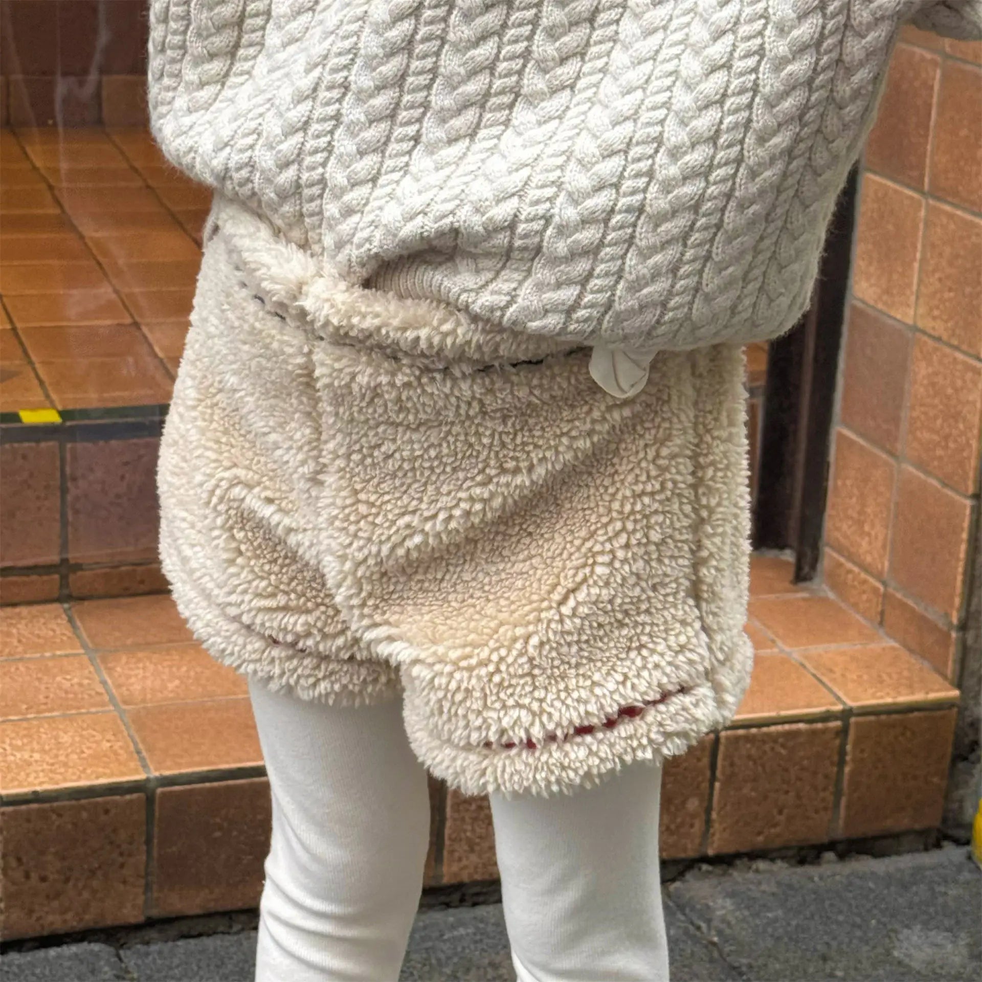 Kids Fleece Warm Winter Shorts