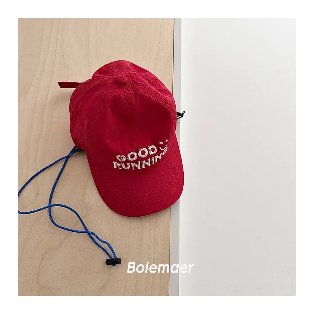 Kids Letter Embroidery Baseball Cap