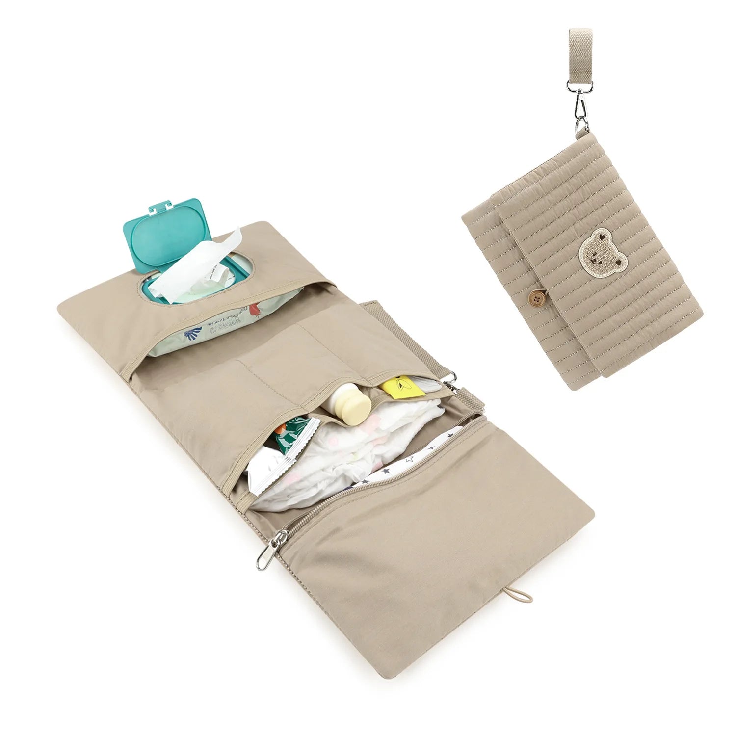 Foldable Hanging Diaper Organizer Bag