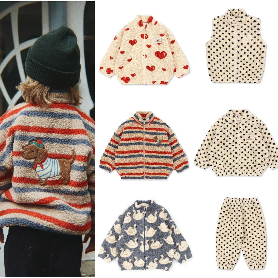 Kids Cartoon Outerwear