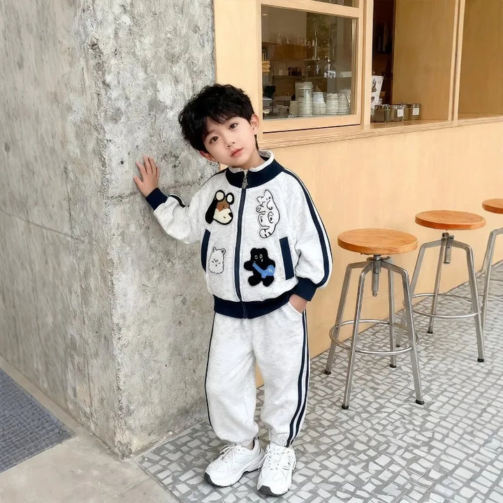 Two-Piece Set Jacket and Jogger Set