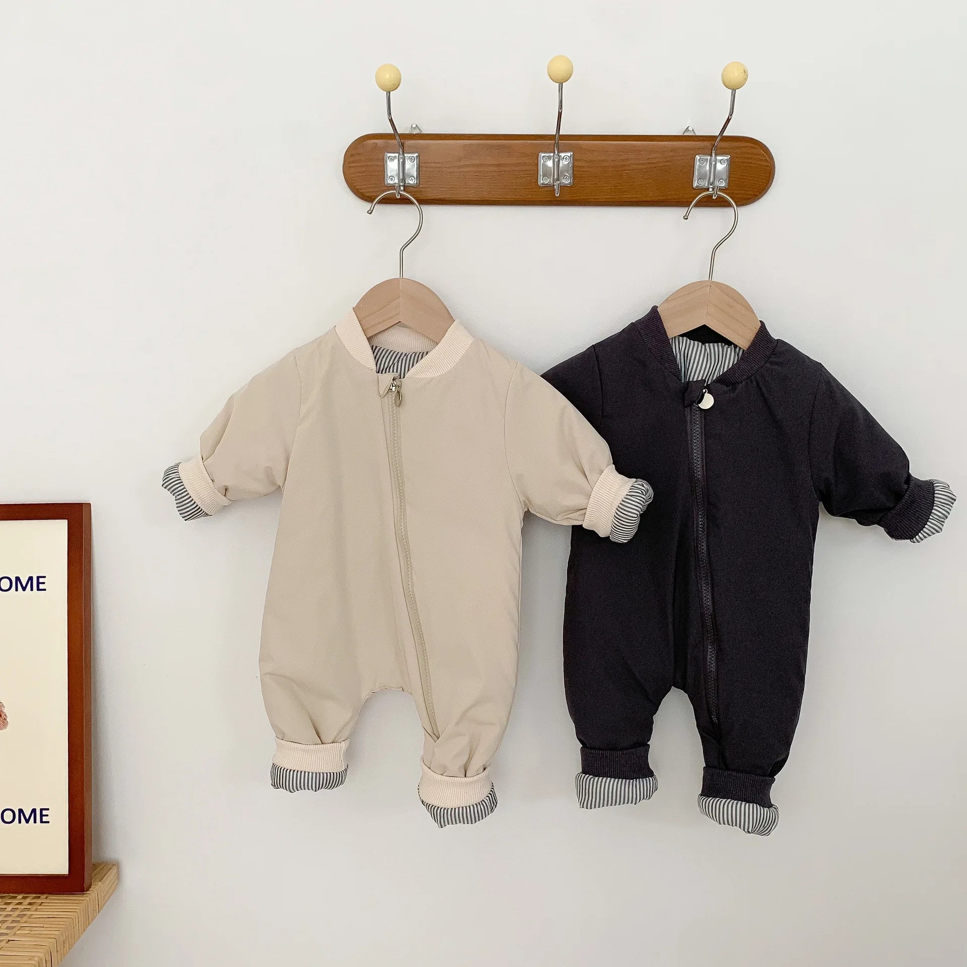 Kids Thick Cotton Winter Jumpsuit