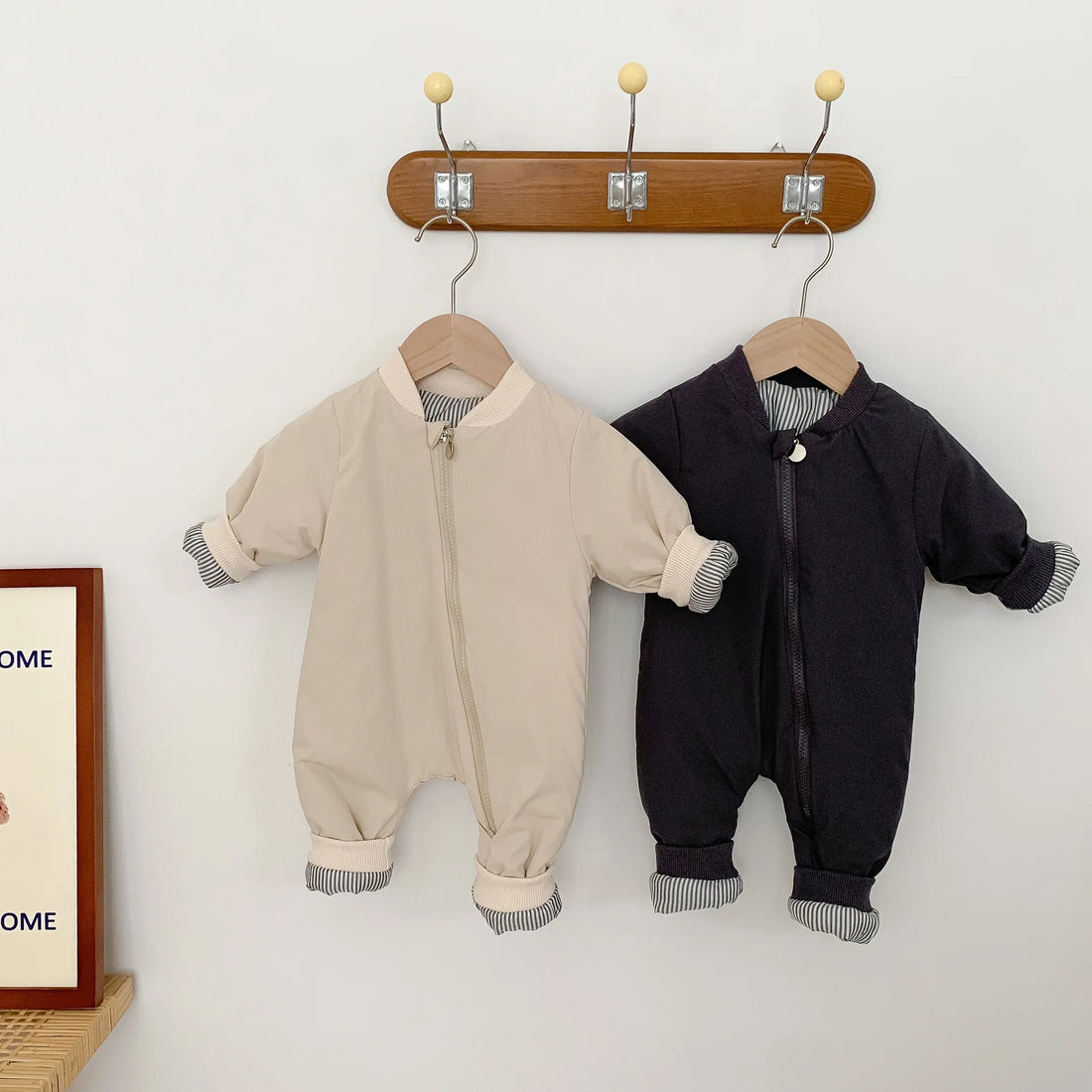Kids Thick Cotton Winter Jumpsuit