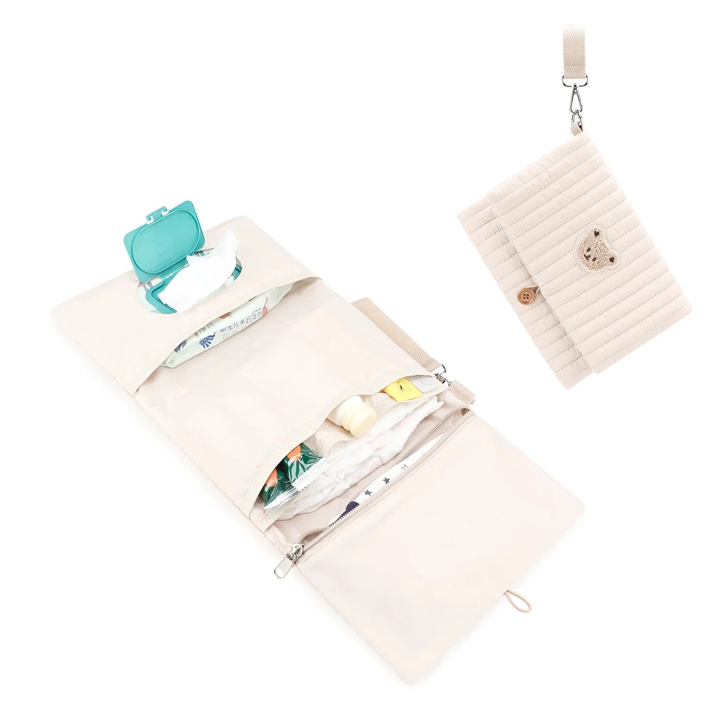 Foldable Hanging Diaper Organizer Bag
