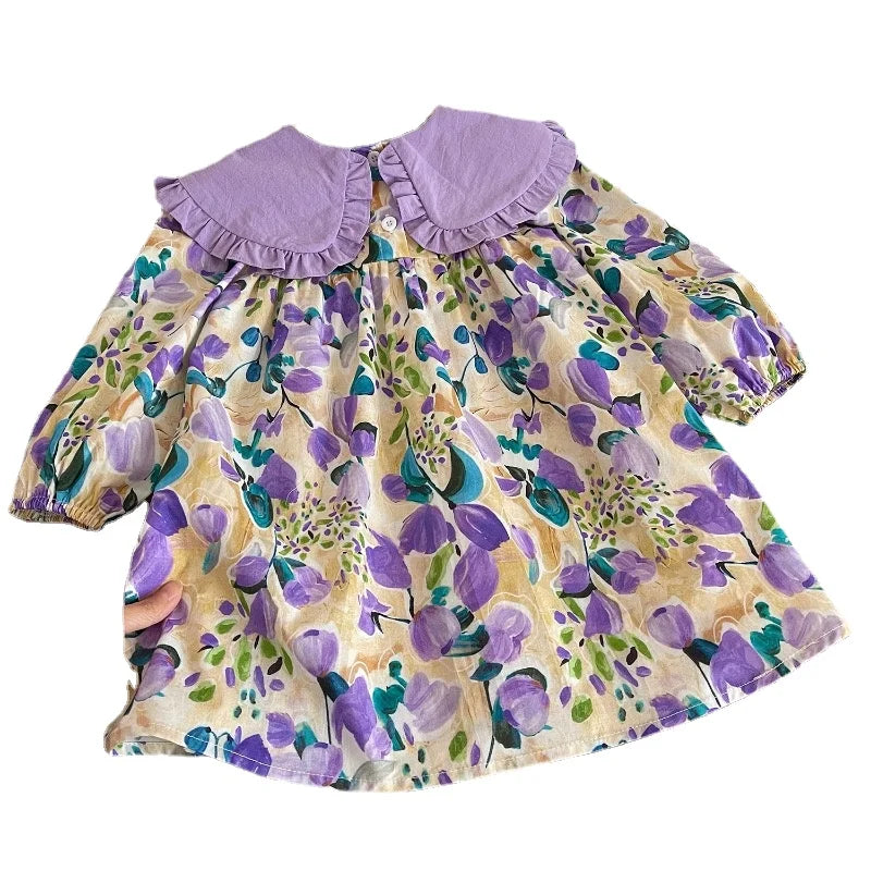 Kids Long Sleeve Princess Dress