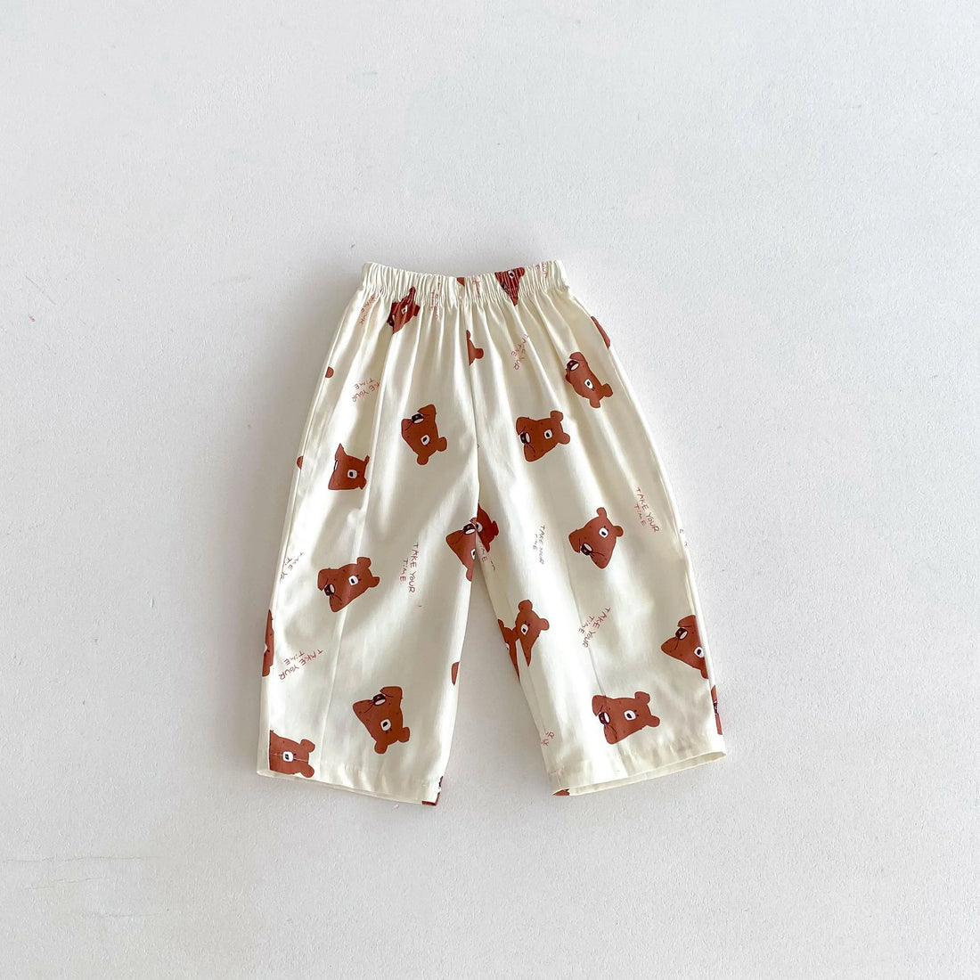 Kids Full Print Cartoon Trousers