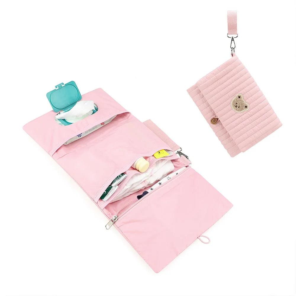 Foldable Hanging Diaper Organizer Bag