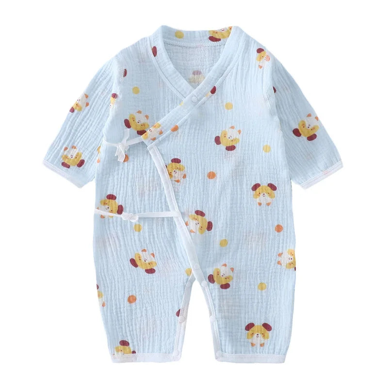 Muslin Kimono Style Baby Jumpsuit