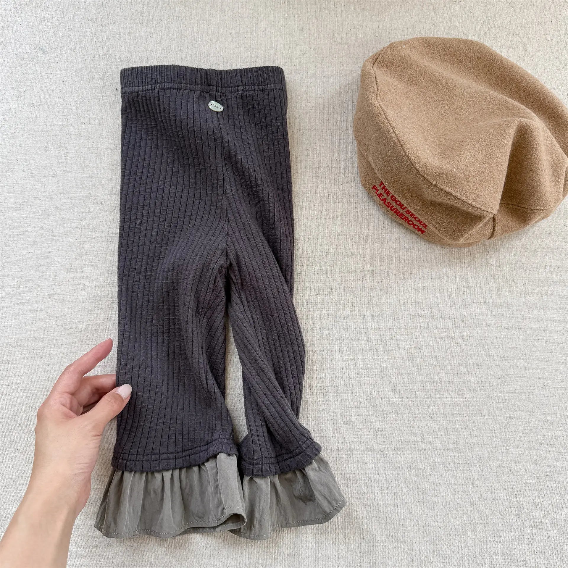 Kids Ruffle Flared Pants