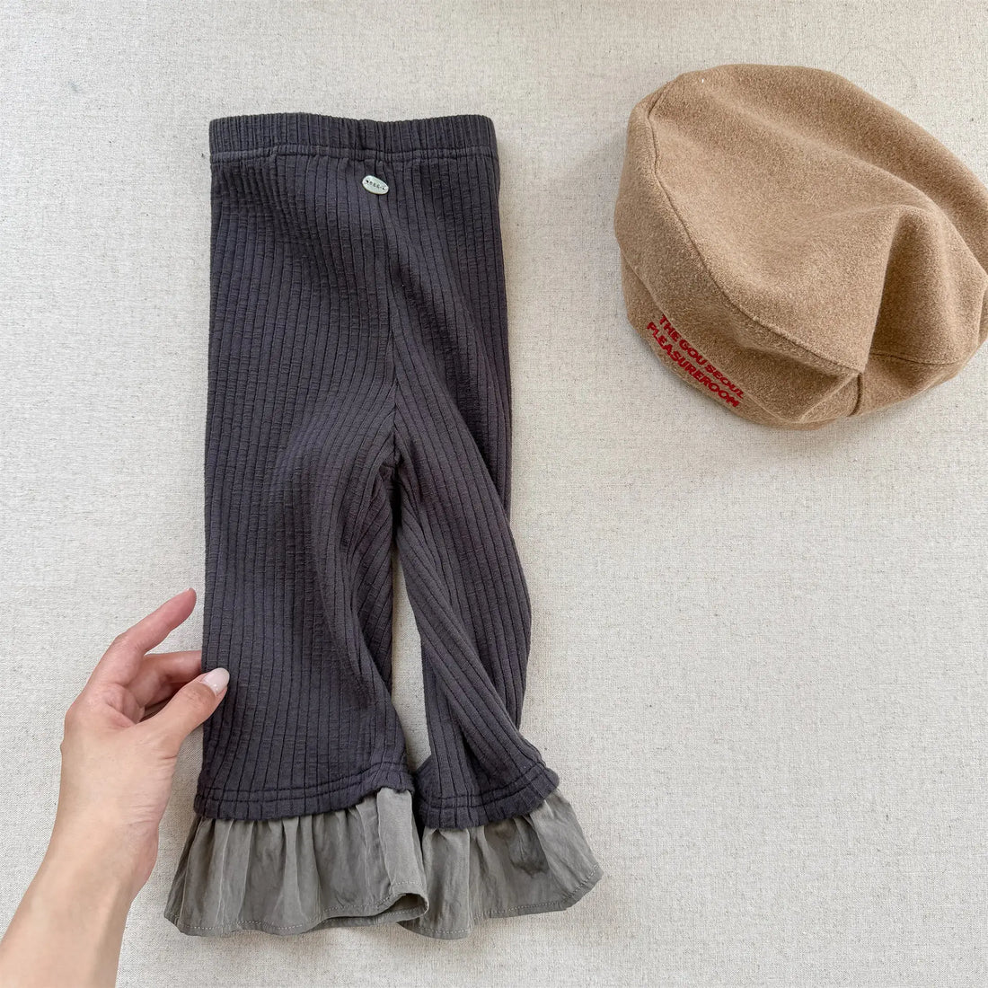 Kids Ruffle Flared Pants