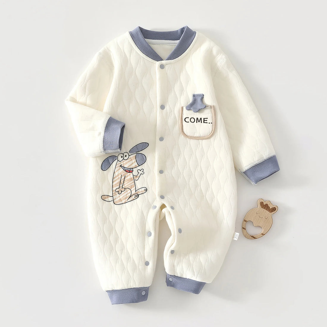 Kids Three-Layer Cotton Jumpsuit