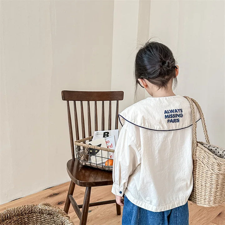 Kids Letter Print Shirt