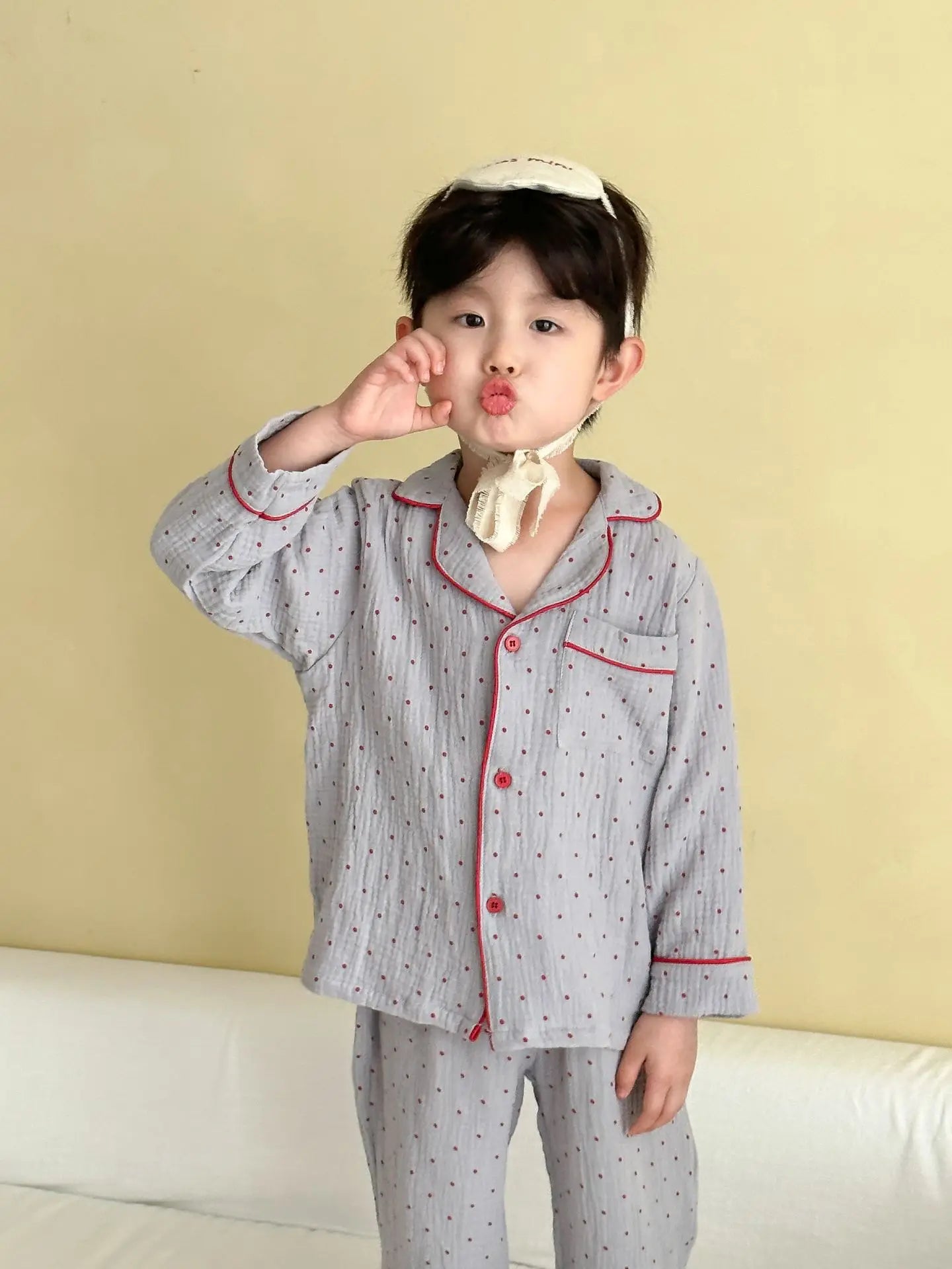 Two-Piece Set Kids Printed Pajamas