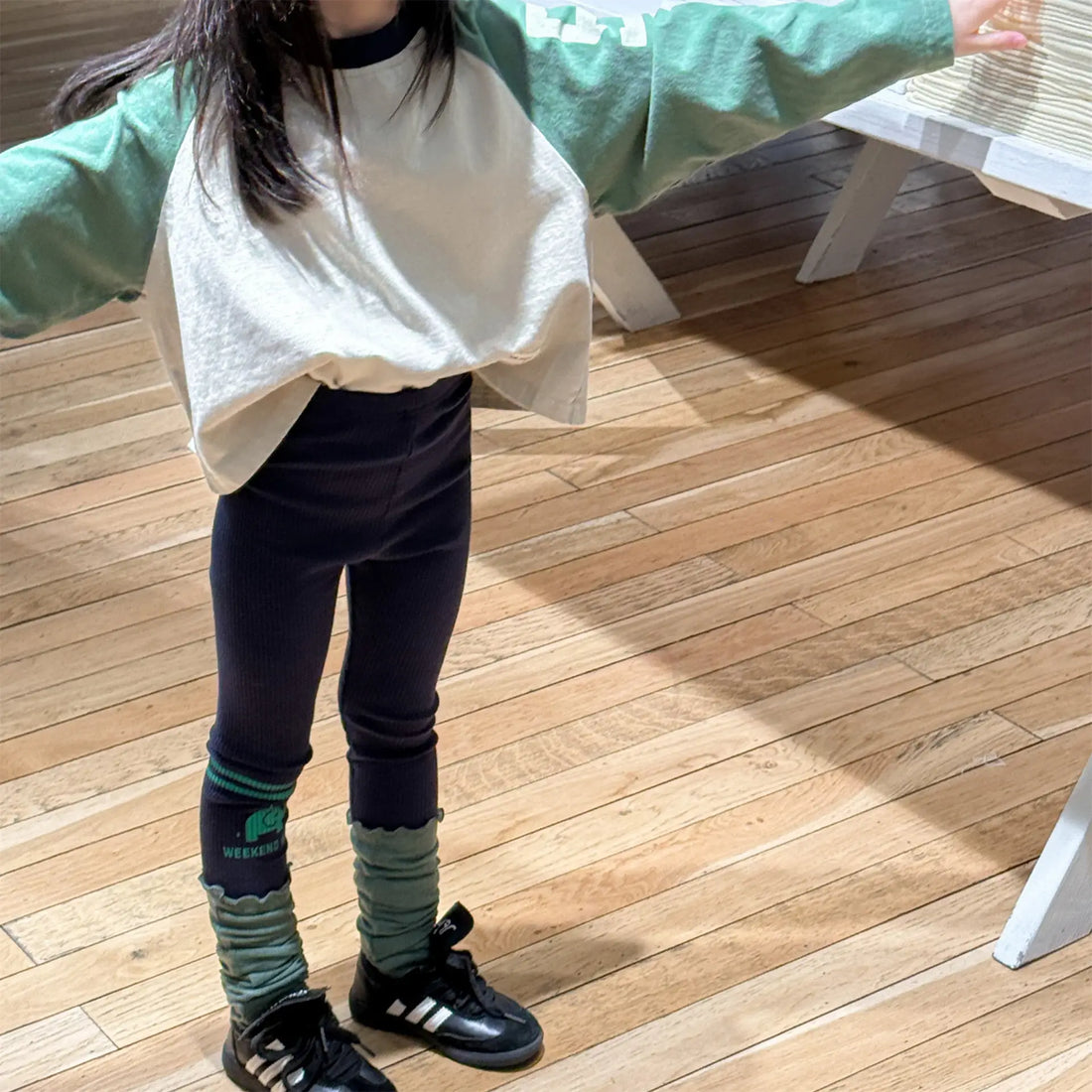 Kids Cartoon Print Skinny Leggings