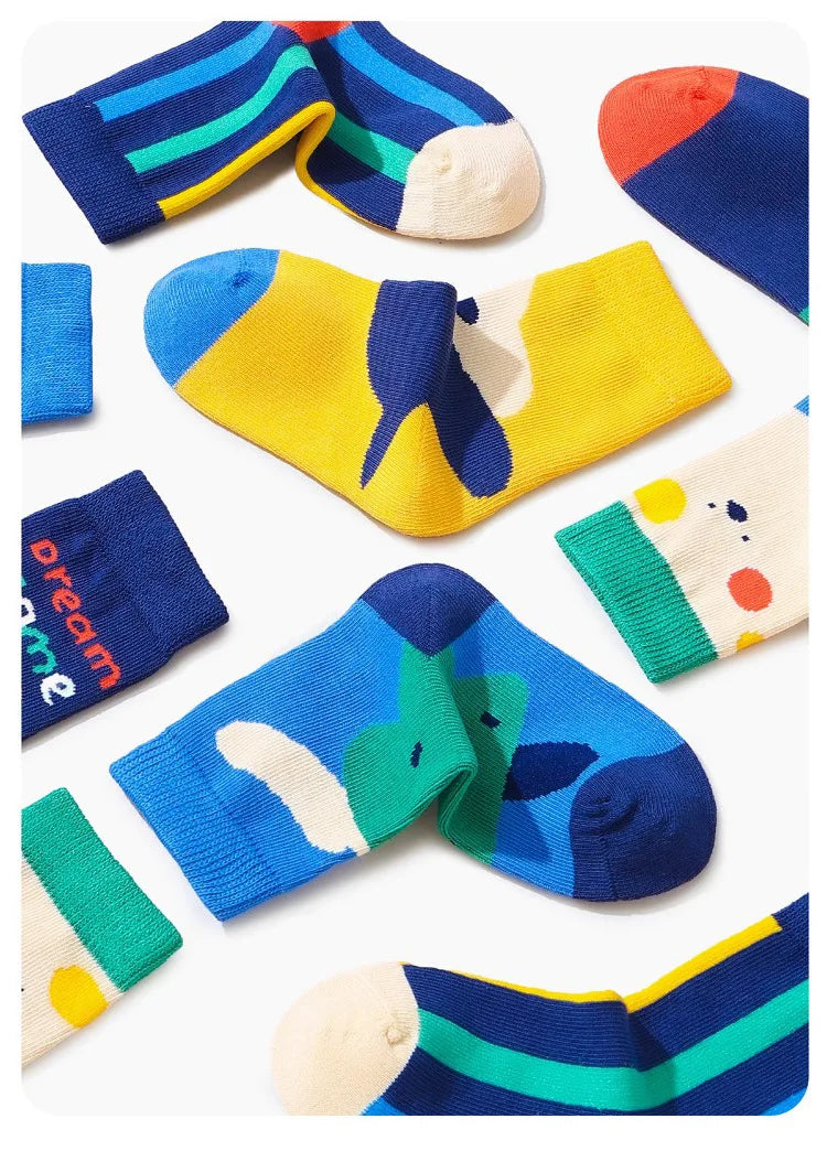 Multi Colored Socks Sets for Childeren