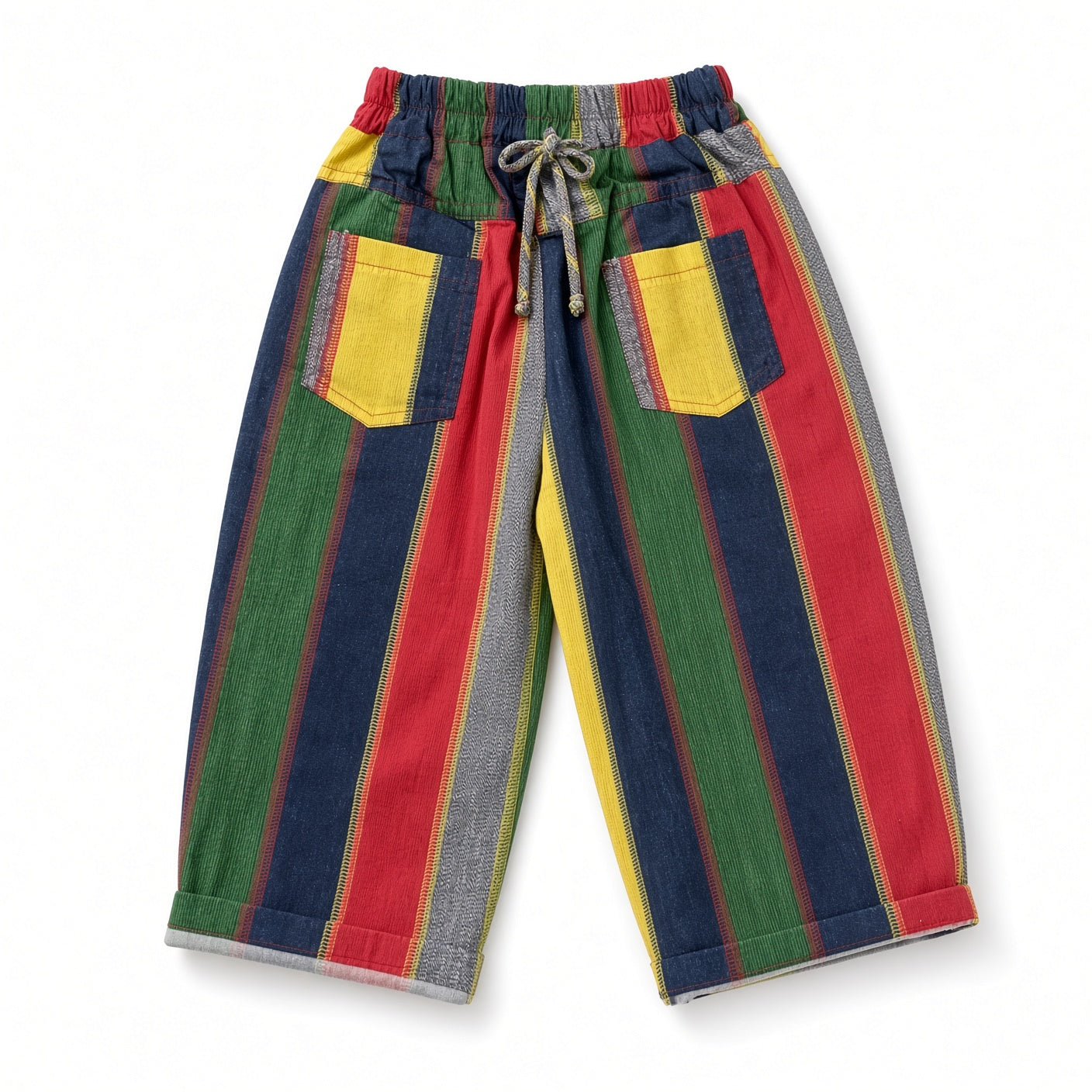 Kids Colorful Stripe Summer Pants