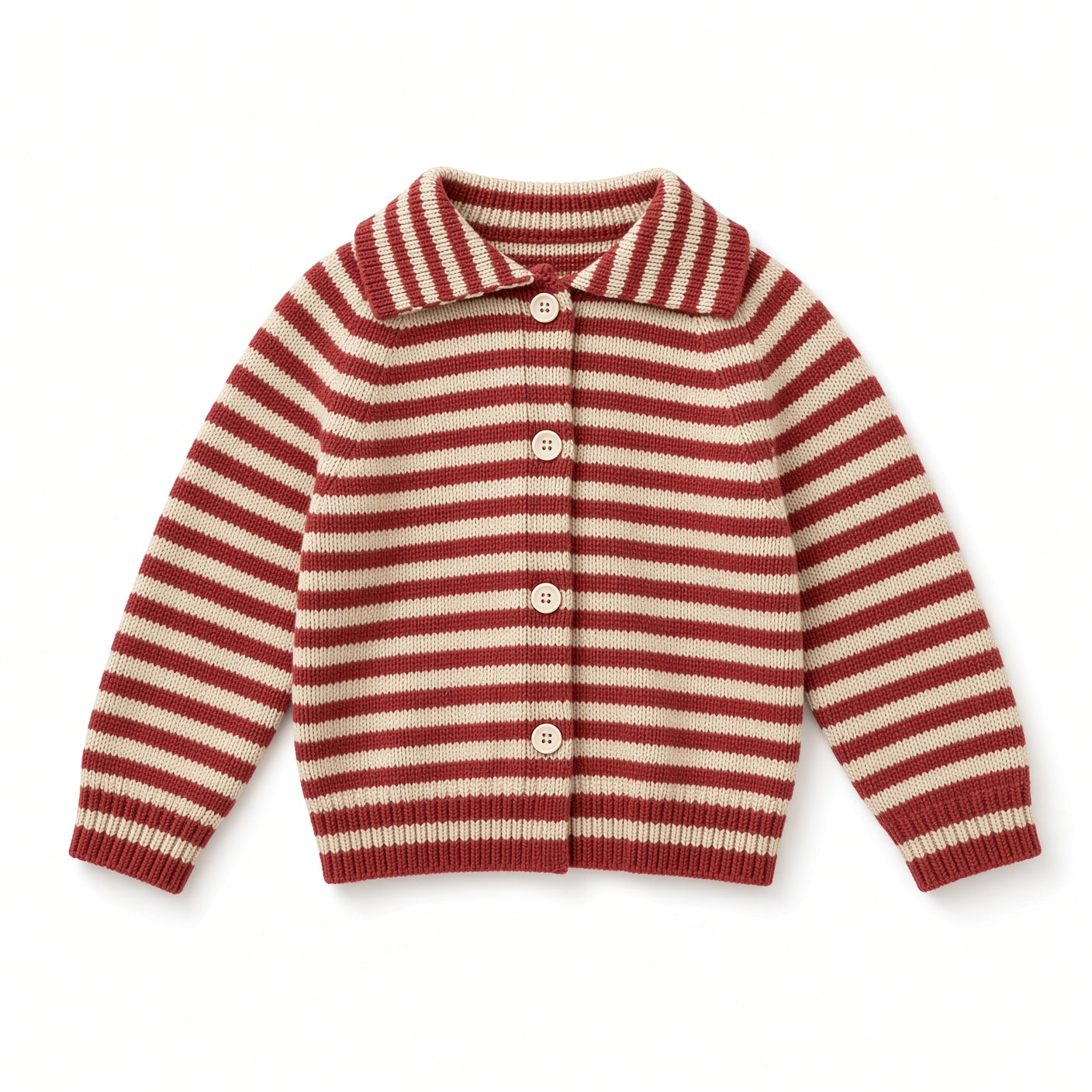 Kids Striped Cardigan Sweater