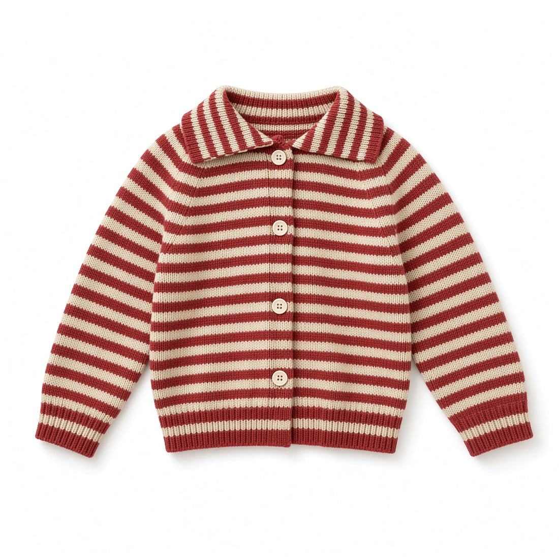 Kids Striped Cardigan Sweater