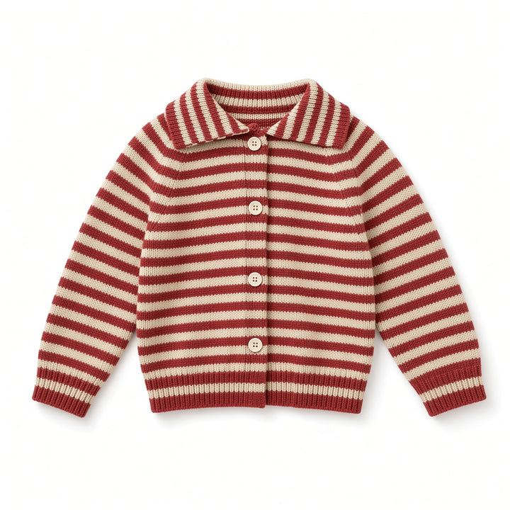 Kids Striped Cardigan Sweater