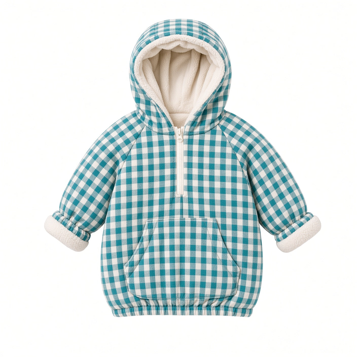 Kids Plaid Winter Cotton Jacket