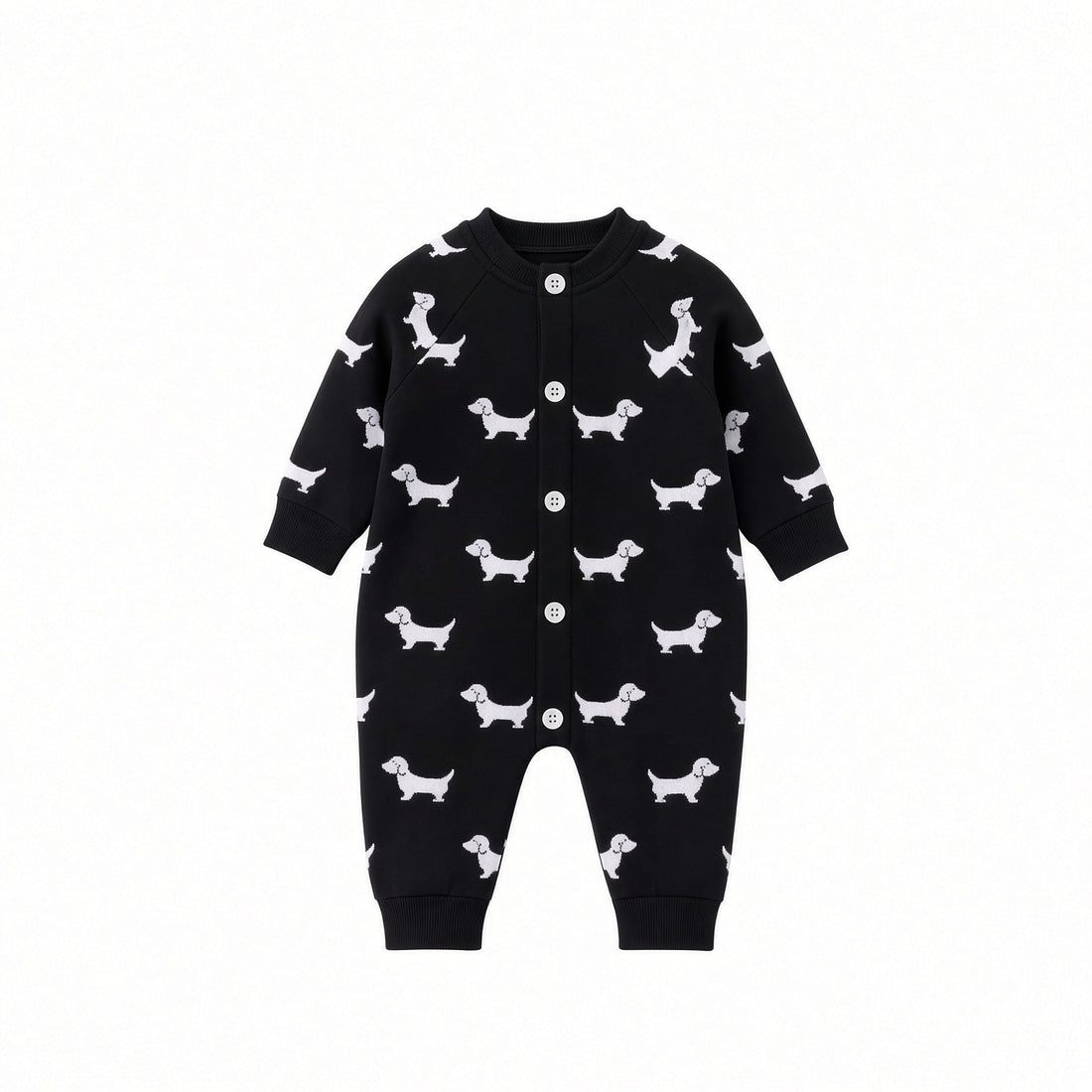 Cartoon Knit Baby Sweater Jumpsuit