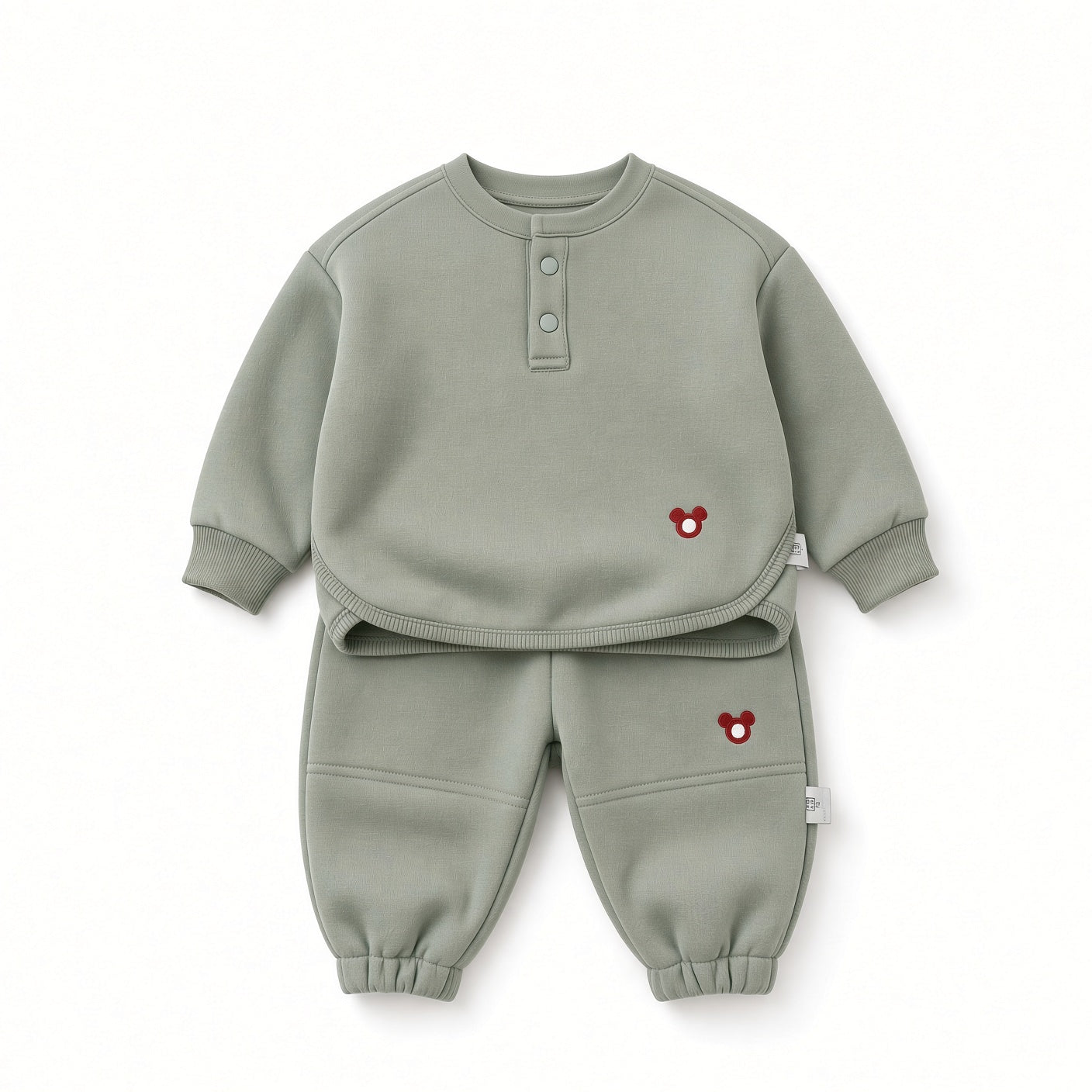 Two-Piece Set Kids Plush Sweater and Pants