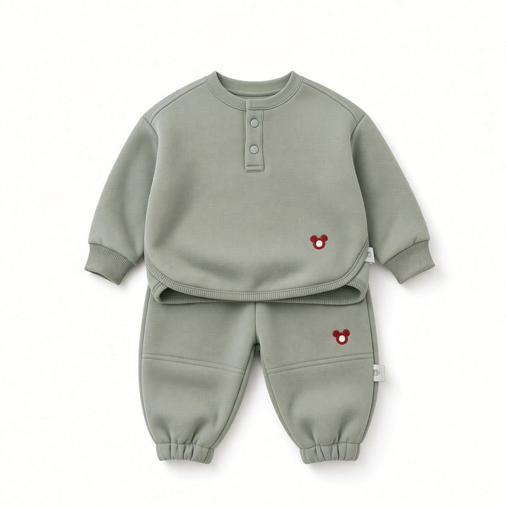 Two-Piece Set Kids Plush Sweater and Pants