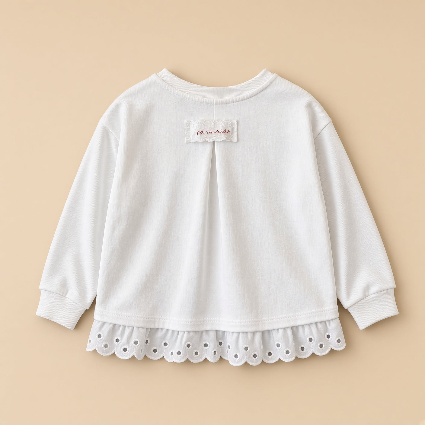 Girls Lace Trim T Shirt