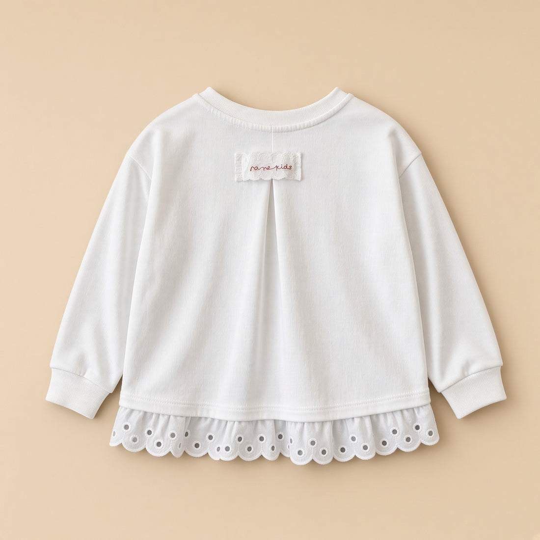 Girls Lace Trim T Shirt